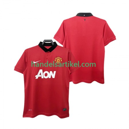 Manchester United 2013 2014 Retro Heim Trikotsatz Kurzarm